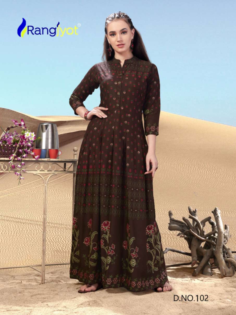 Rangjyot Sehnaaz Vol-1 Flared Gown Catalog Rangjyot Sehnaaz Vol-1 Flared Gown Catalog
